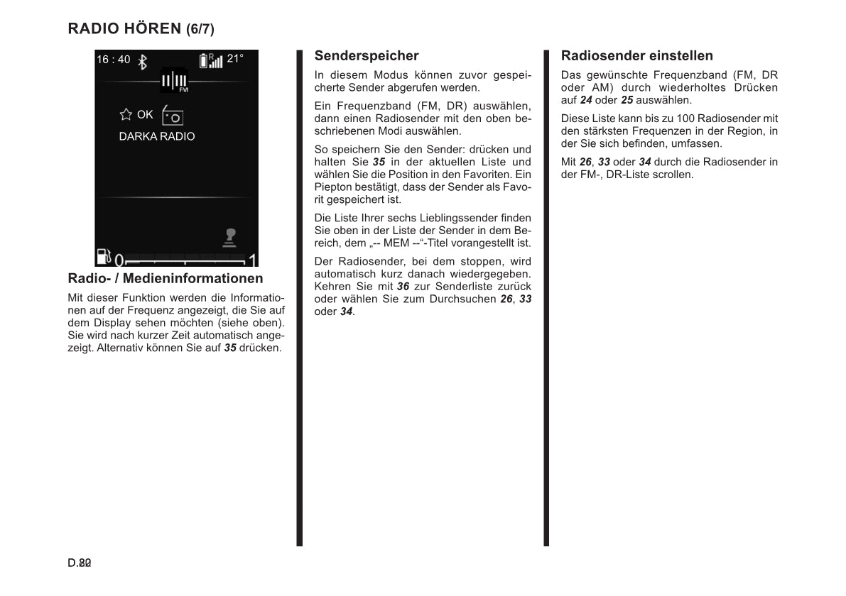 Renault Radio Connect R&Go Bedienungsanleitung 2022