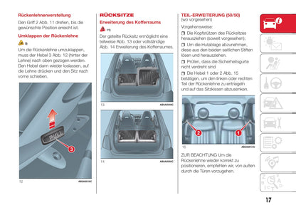 2016-2017 Abarth 500 Owner's Manual | German