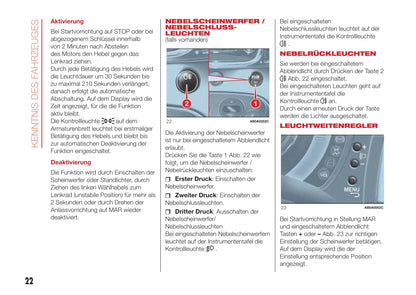 2016-2017 Abarth 500 Owner's Manual | German