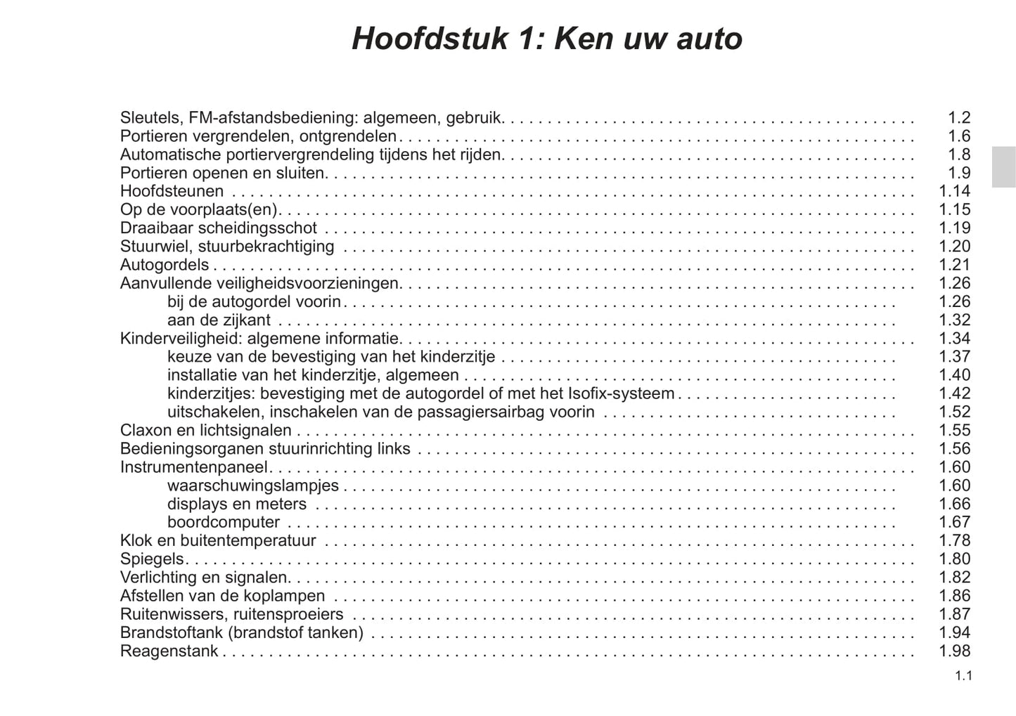 2021 Renault Express Owner's Manual | Dutch