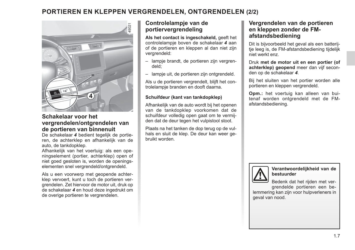 2021 Renault Express Owner's Manual | Dutch