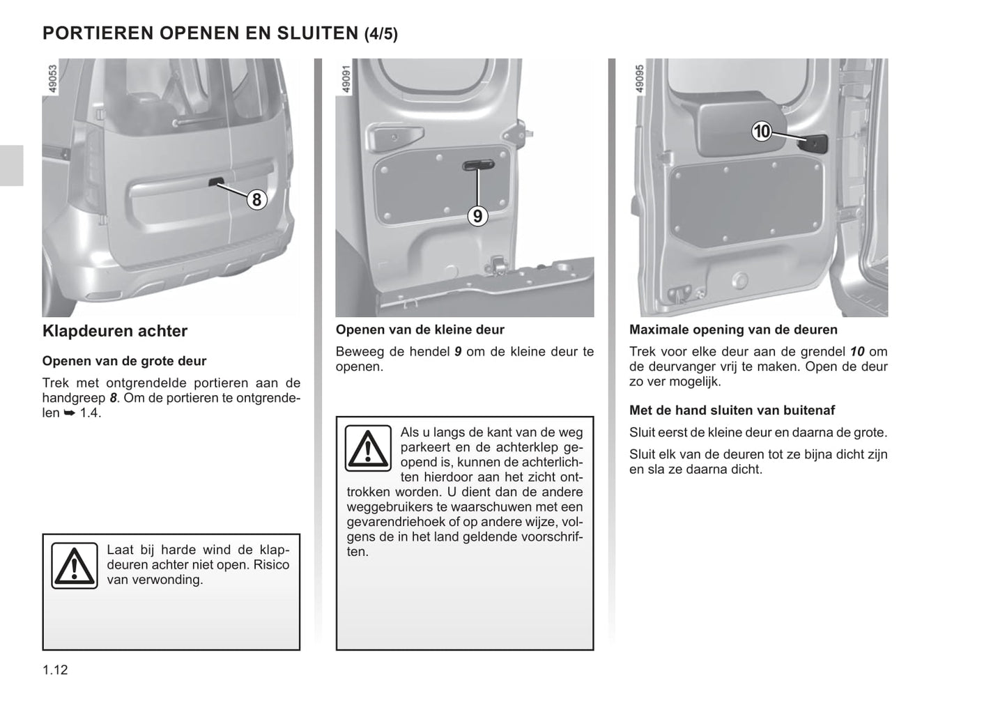 2021 Renault Express Owner's Manual | Dutch