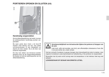 2021 Renault Express Owner's Manual | Dutch