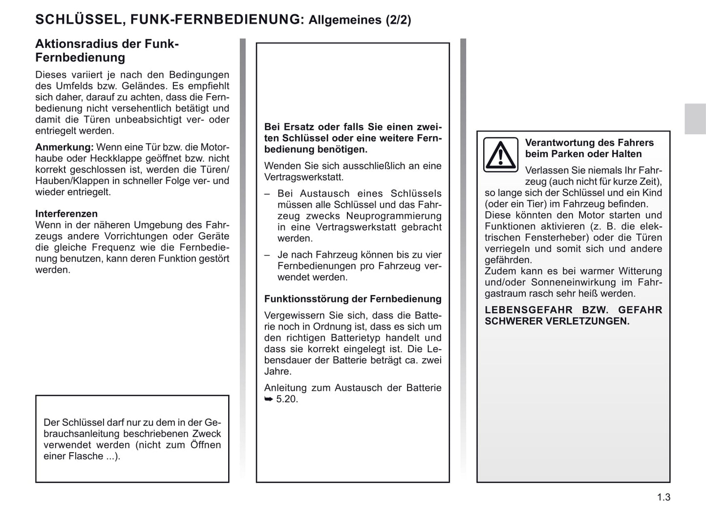 2019-2020 Renault Twingo Owner's Manual | German