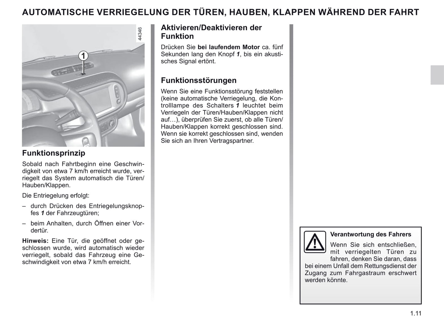 2019-2020 Renault Twingo Owner's Manual | German