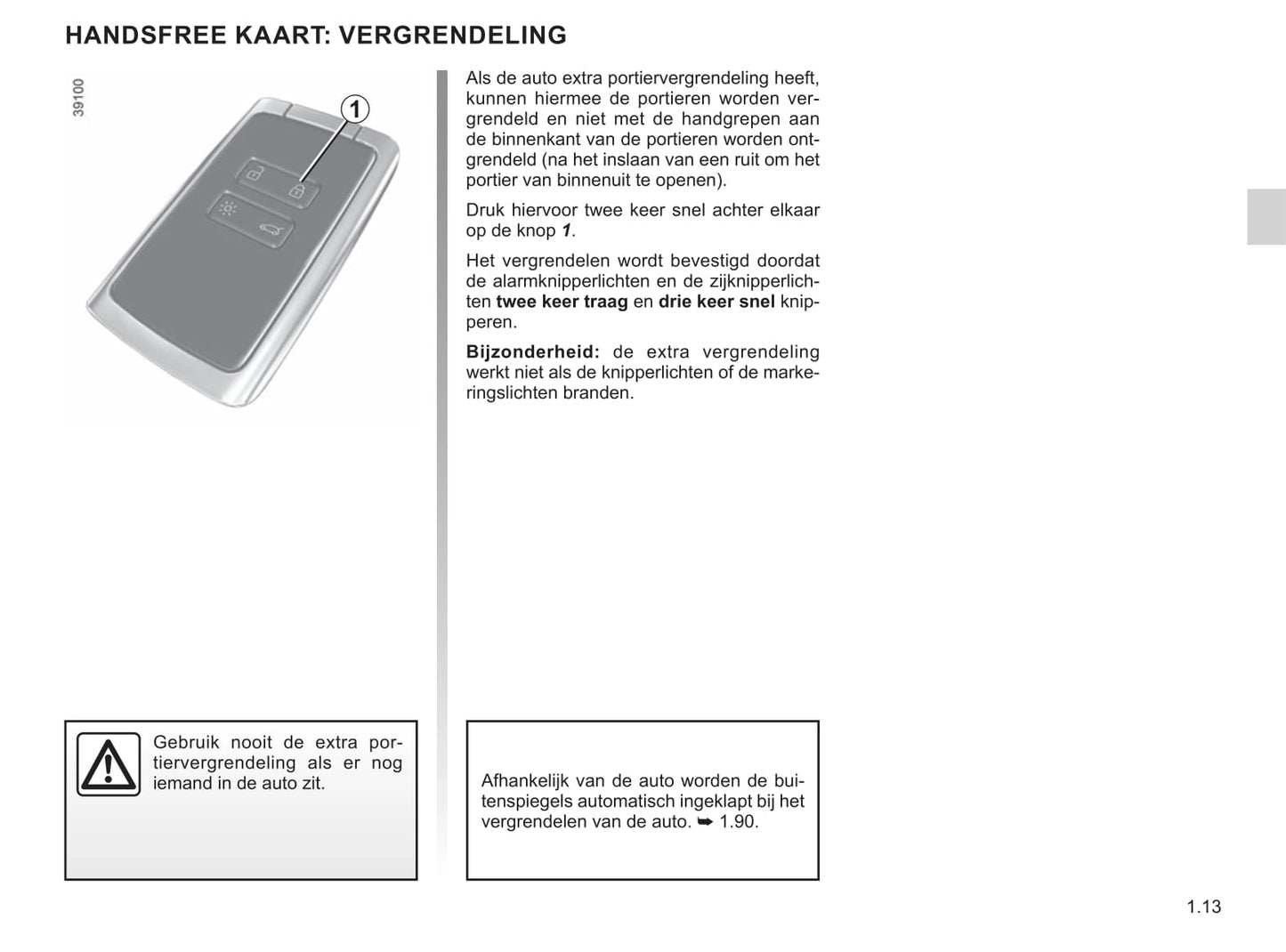 2021-2022 Renault Captur Owner's Manual | Dutch