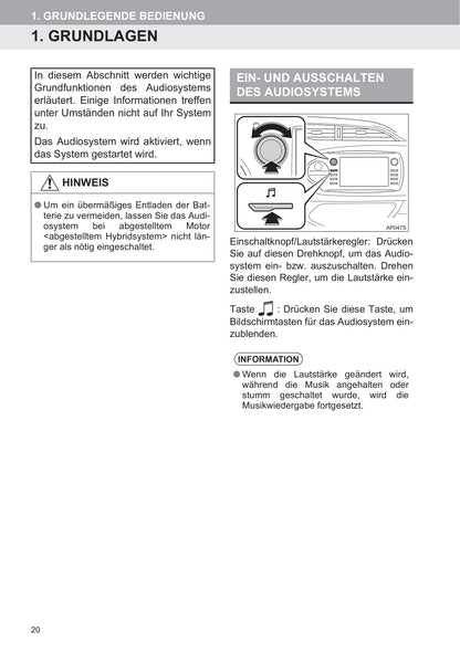 Toyota Touch 2 Multimedia & Navigation Bedienungsanleitung 2019