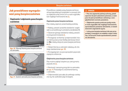 2021-2022 Seat Ibiza Owner's Manual | Polish