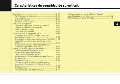 2018-2019 Kia Picanto Owner's Manual | Spanish