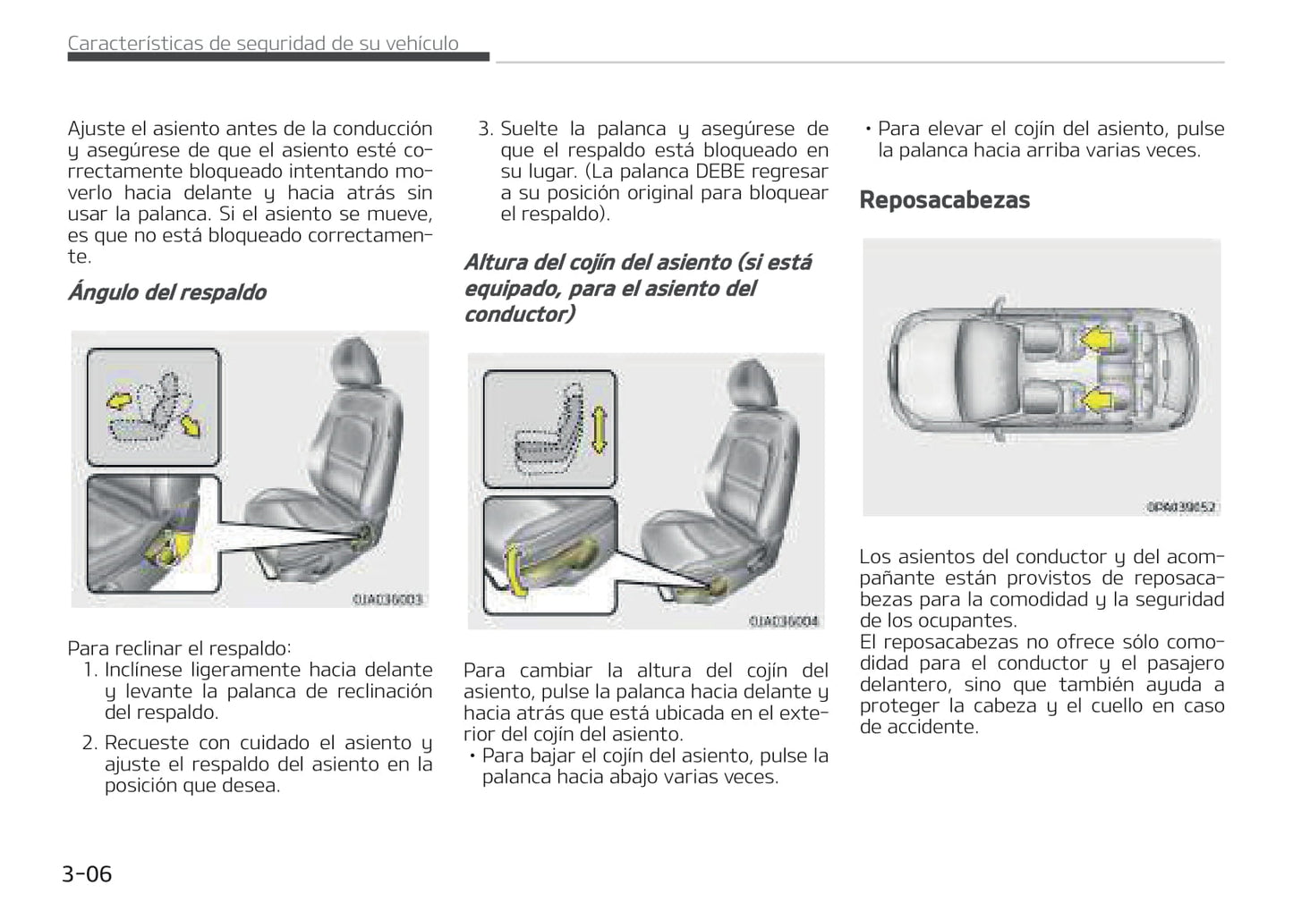 2018-2019 Kia Picanto Owner's Manual | Spanish