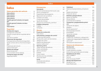 2020-2021 Seat Leon/Leon Sportstourer Owner's Manual | Spanish