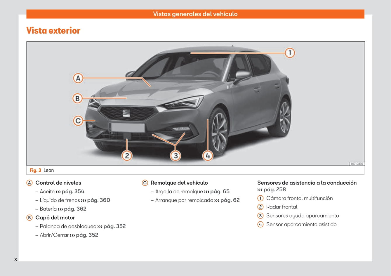 2020-2021 Seat Leon/Leon Sportstourer Owner's Manual | Spanish