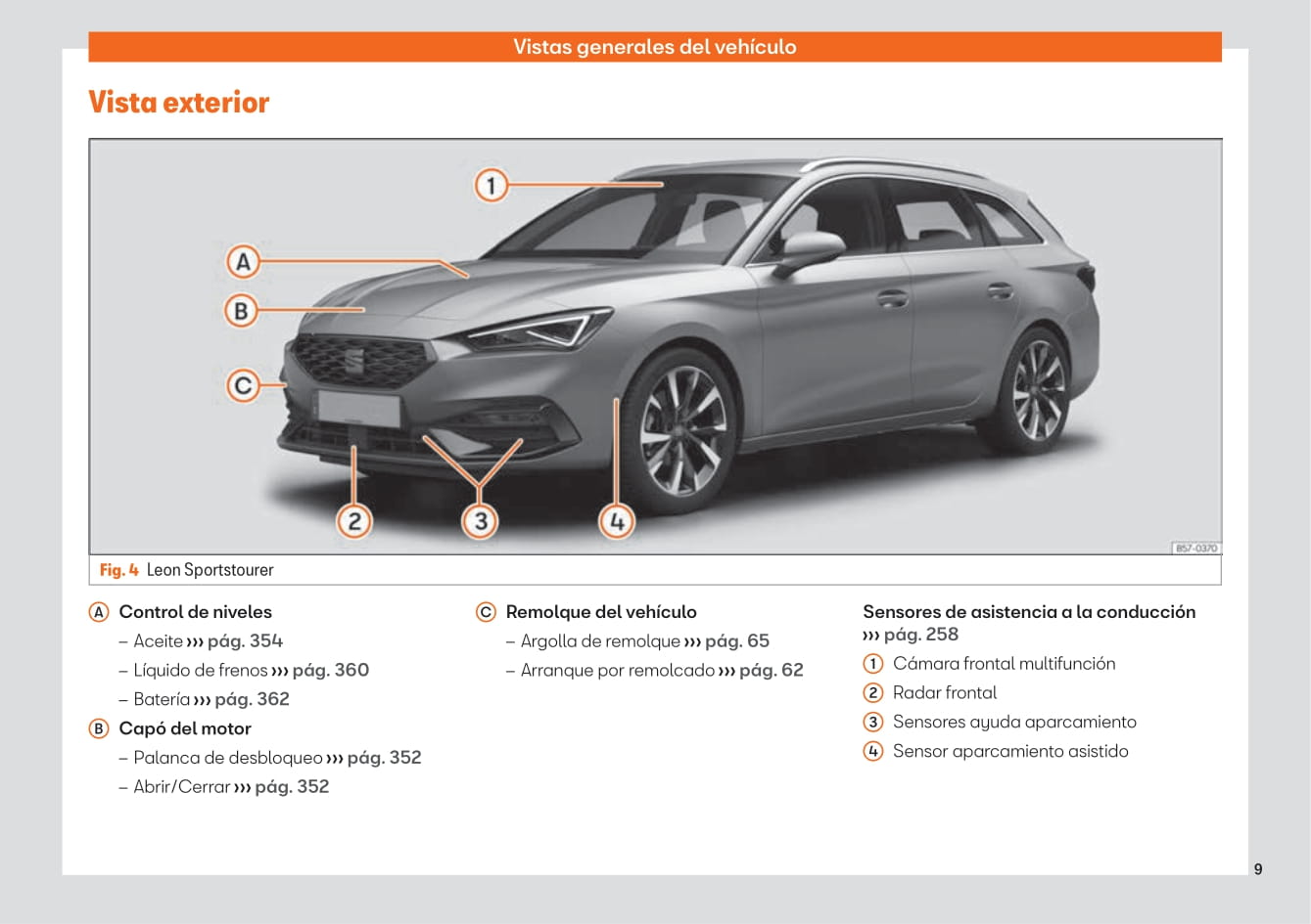 2020-2021 Seat Leon/Leon Sportstourer Owner's Manual | Spanish