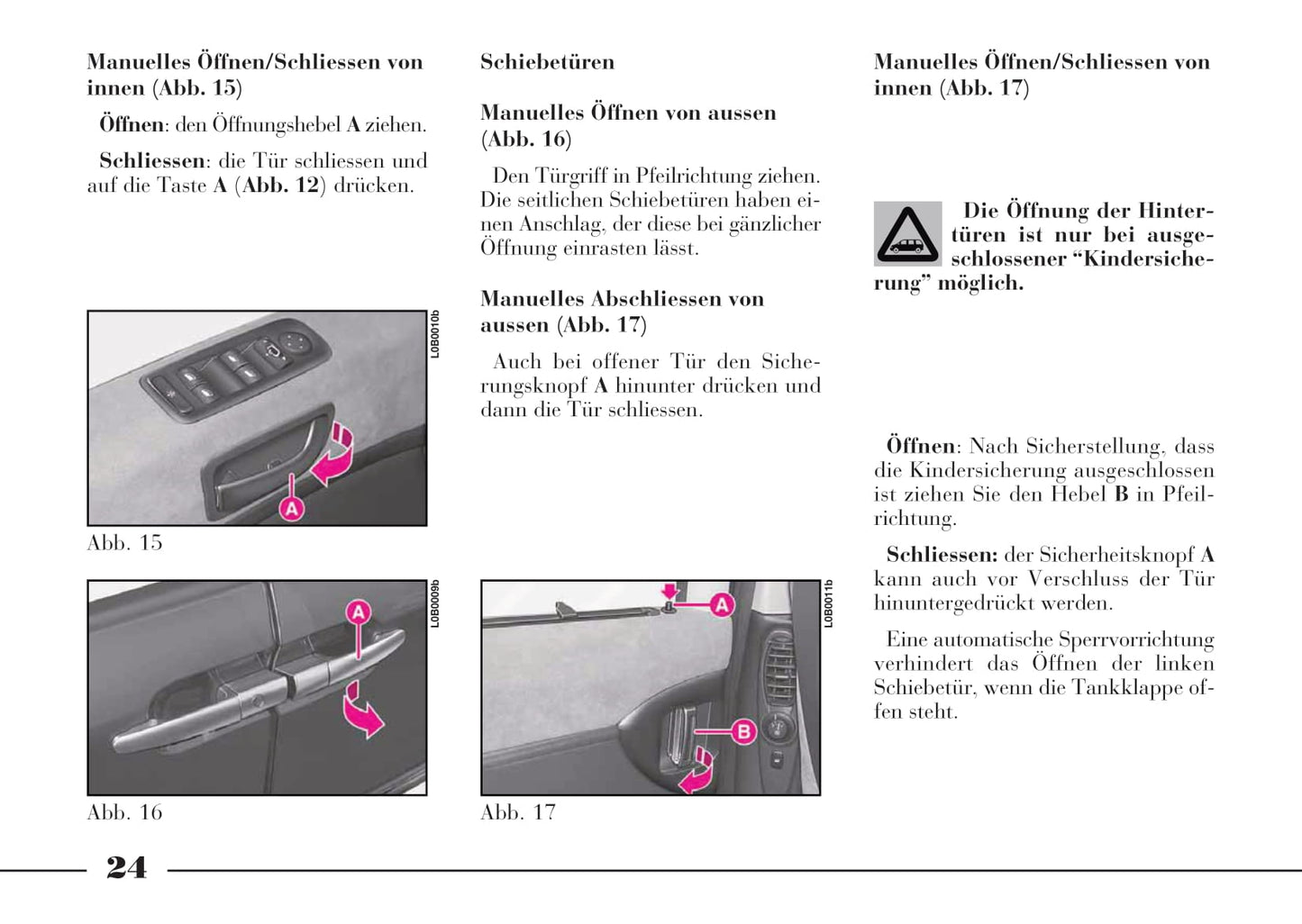 2008-2011 Lancia Phedra Bedienungsanleitung | Deutsch