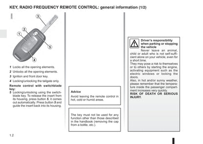 2015-2016 Renault Kadjar Owner's Manual | English