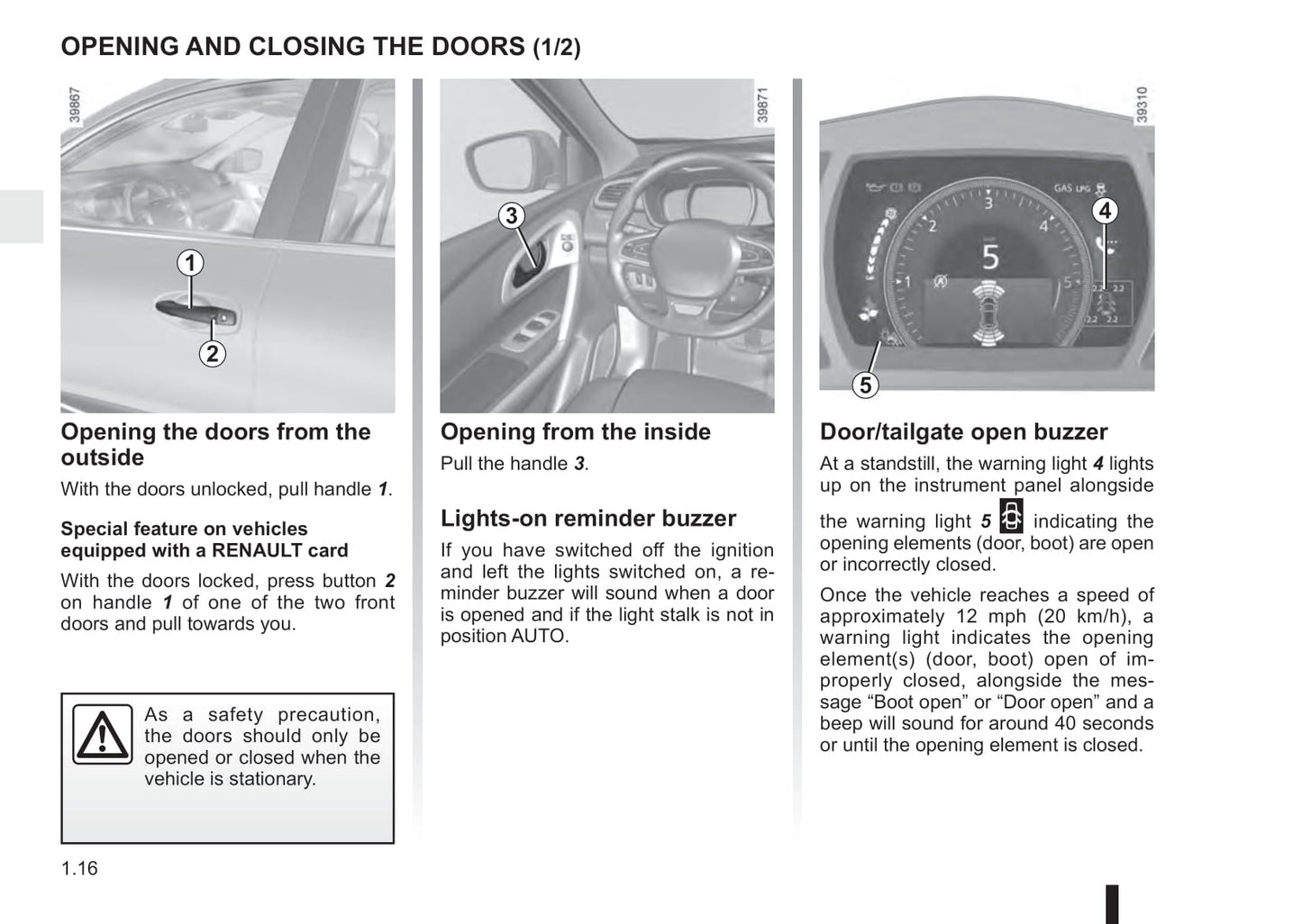 2015-2016 Renault Kadjar Owner's Manual | English