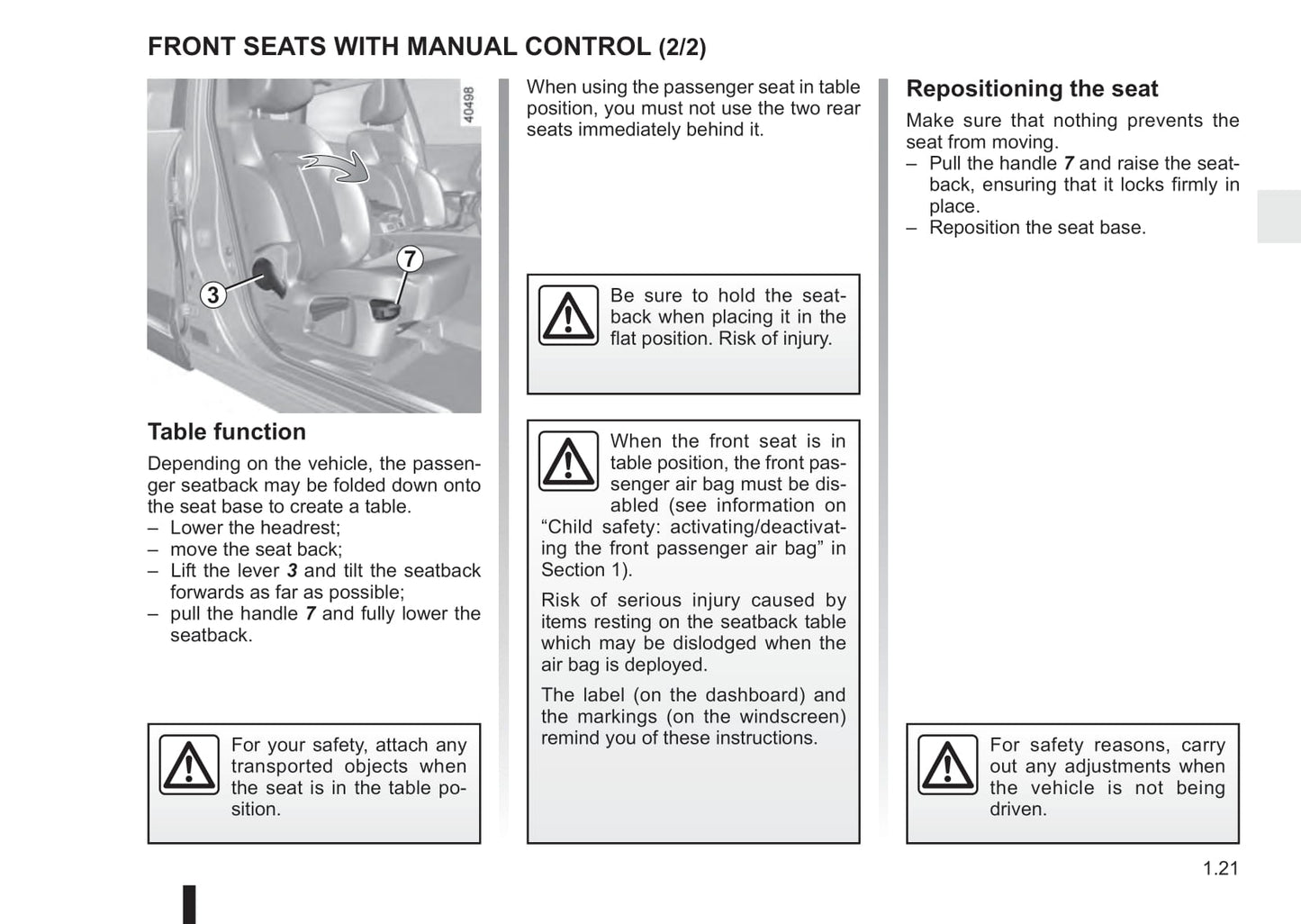 2015-2016 Renault Kadjar Owner's Manual | English