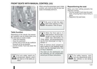 2015-2016 Renault Kadjar Owner's Manual | English