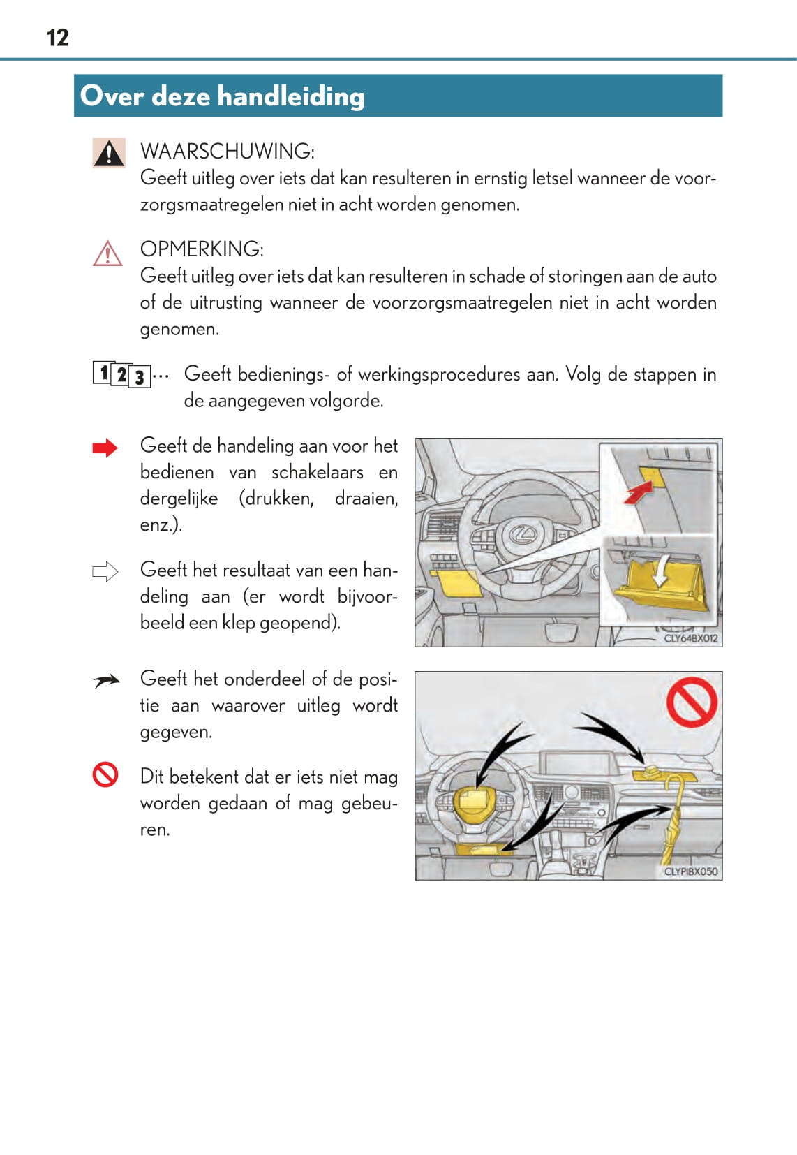 2015-2016 Lexus RX 450h Owner's Manual | Dutch