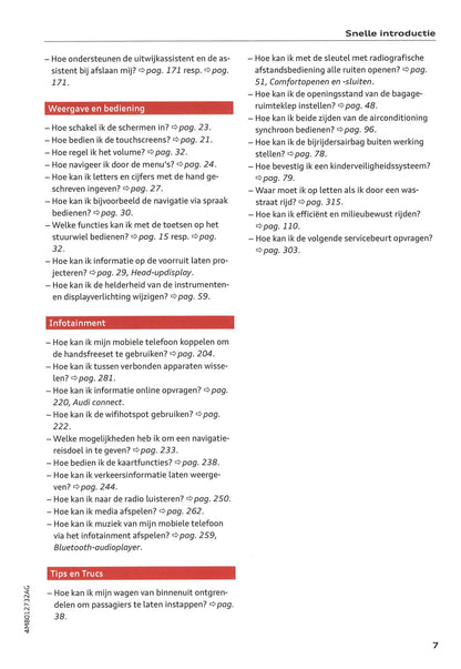 2018-2023 Audi Q8 Bedienungsanleitung | Niederländisch