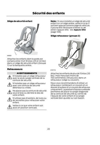 2014-2015 Ford Kuga Gebruikershandleiding | Frans