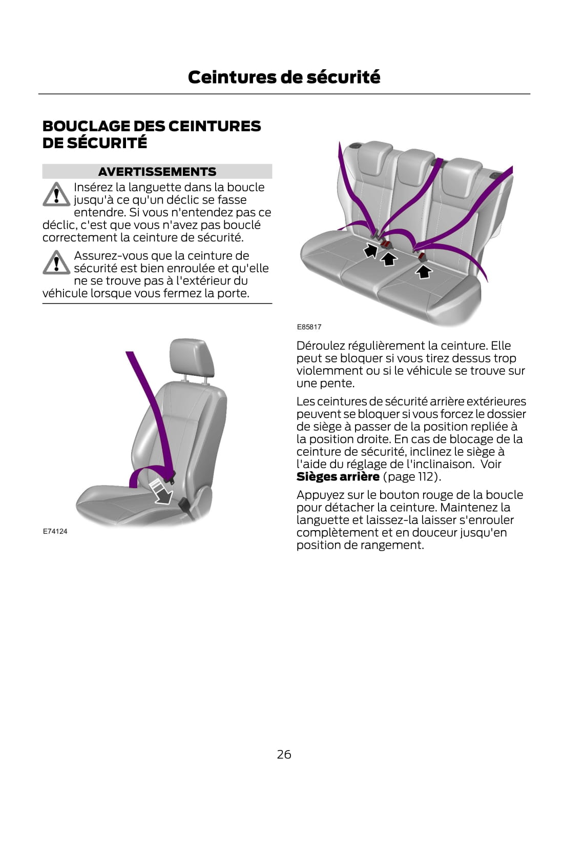 2014-2015 Ford Kuga Gebruikershandleiding | Frans