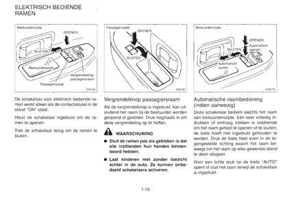 1992-2000 Nissan Serena Manuel du propriétaire | Néerlandais