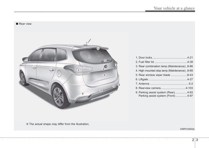 2017 Kia Rondo Owner's Manual | English