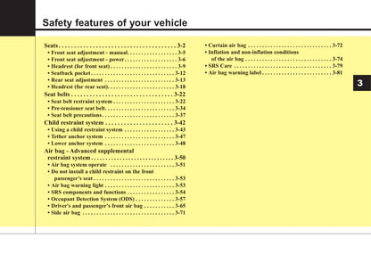 2017 Kia Rondo Owner's Manual | English