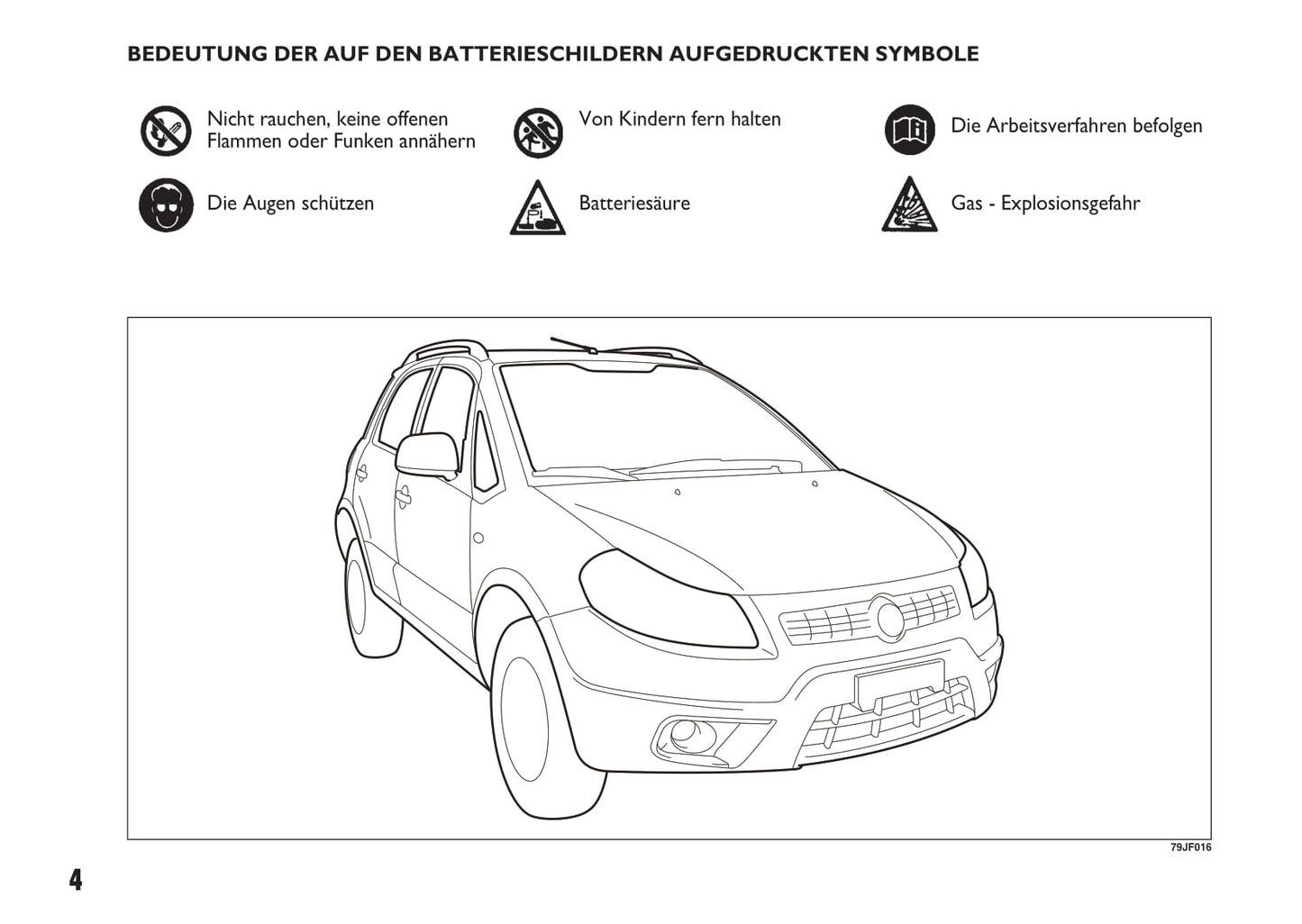 2010-2011 Fiat Sedici Bedienungsanleitung | Deutsch