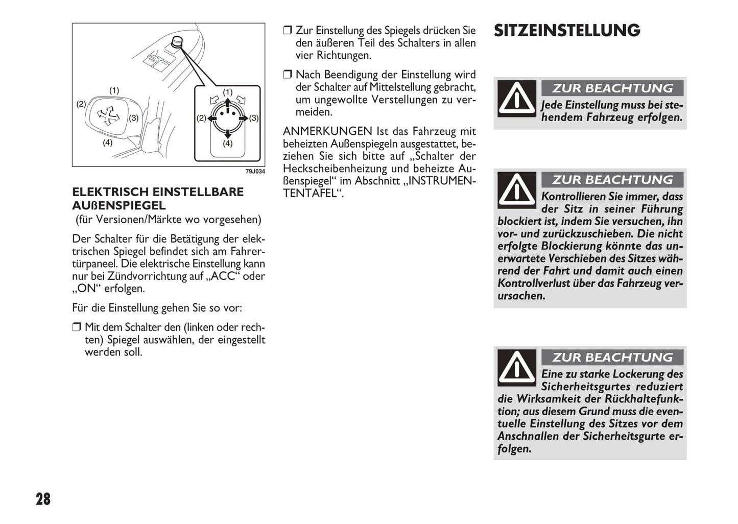 2010-2011 Fiat Sedici Bedienungsanleitung | Deutsch