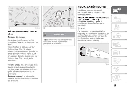 2016-2017 Fiat Punto Bedienungsanleitung | Französisch