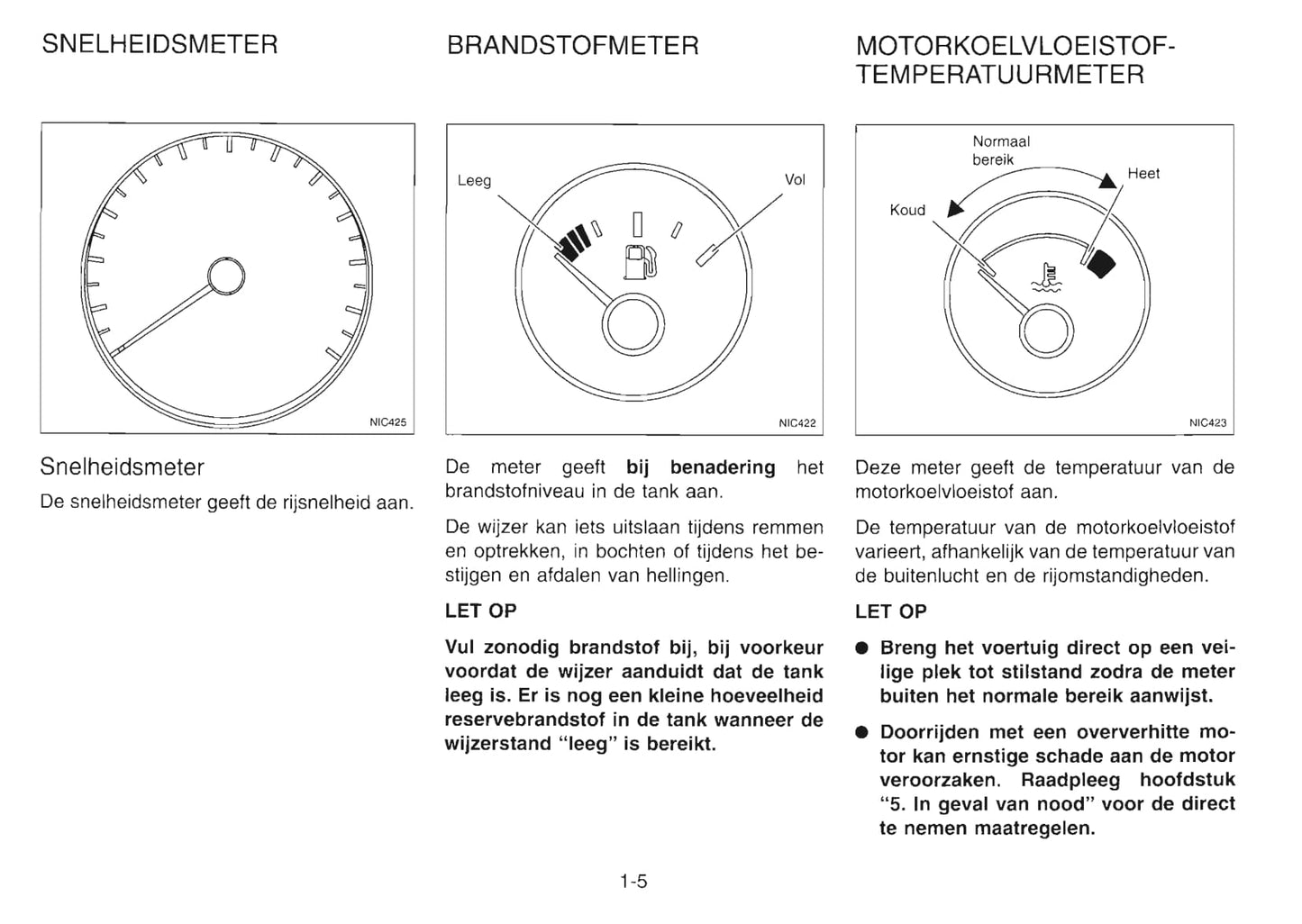 2001-2002 Nissan Primera Owner's Manual | Dutch