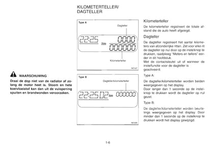 2001-2002 Nissan Primera Owner's Manual | Dutch