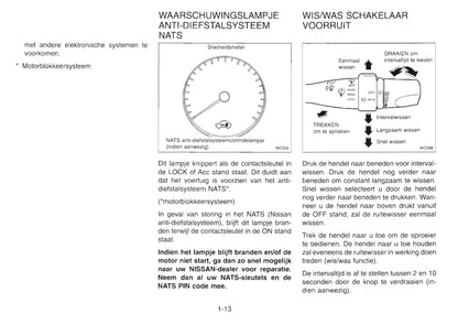 2001-2002 Nissan Primera Owner's Manual | Dutch