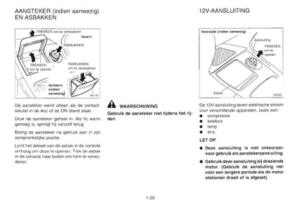 2001-2002 Nissan Primera Owner's Manual | Dutch