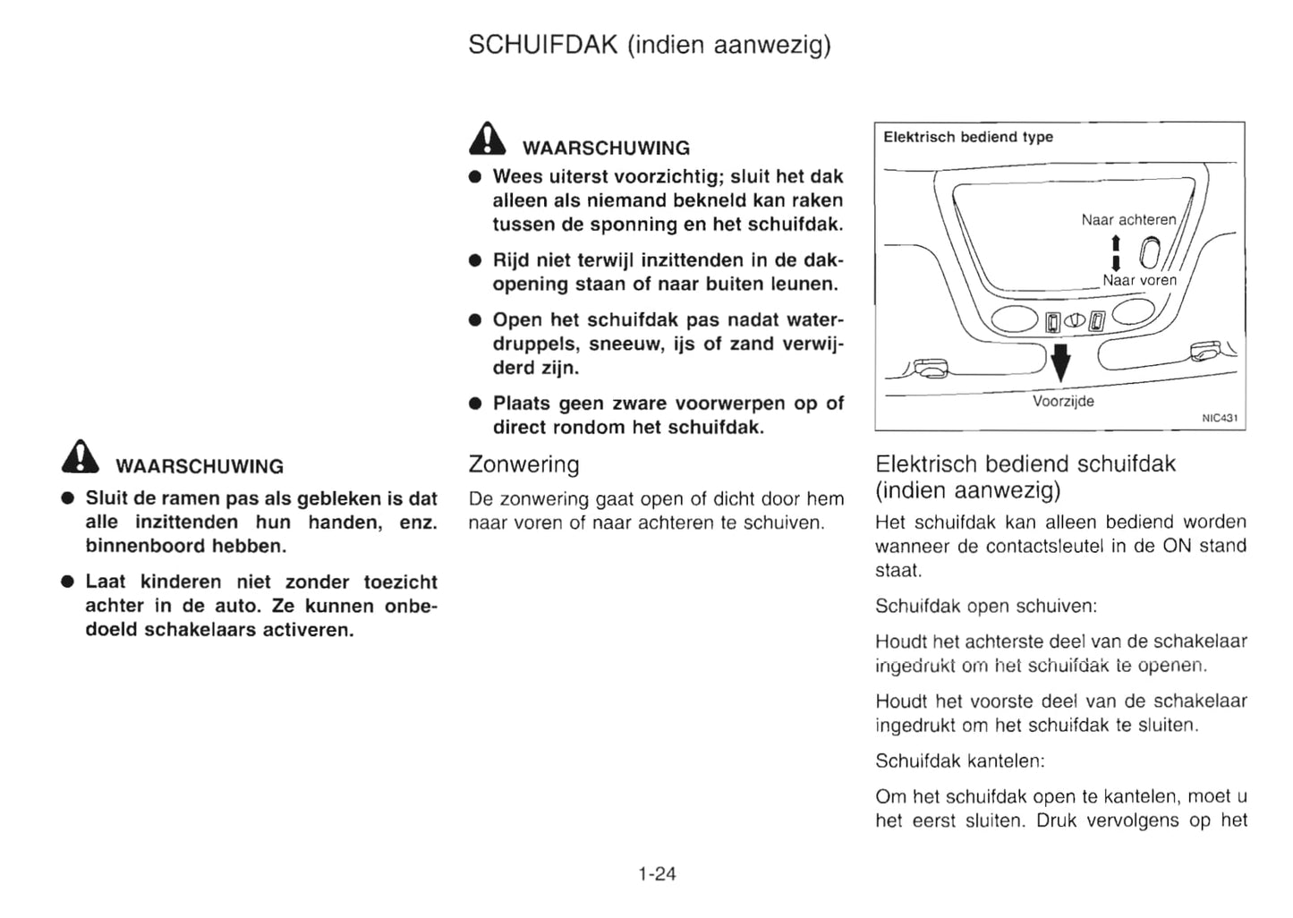 2001-2002 Nissan Primera Owner's Manual | Dutch