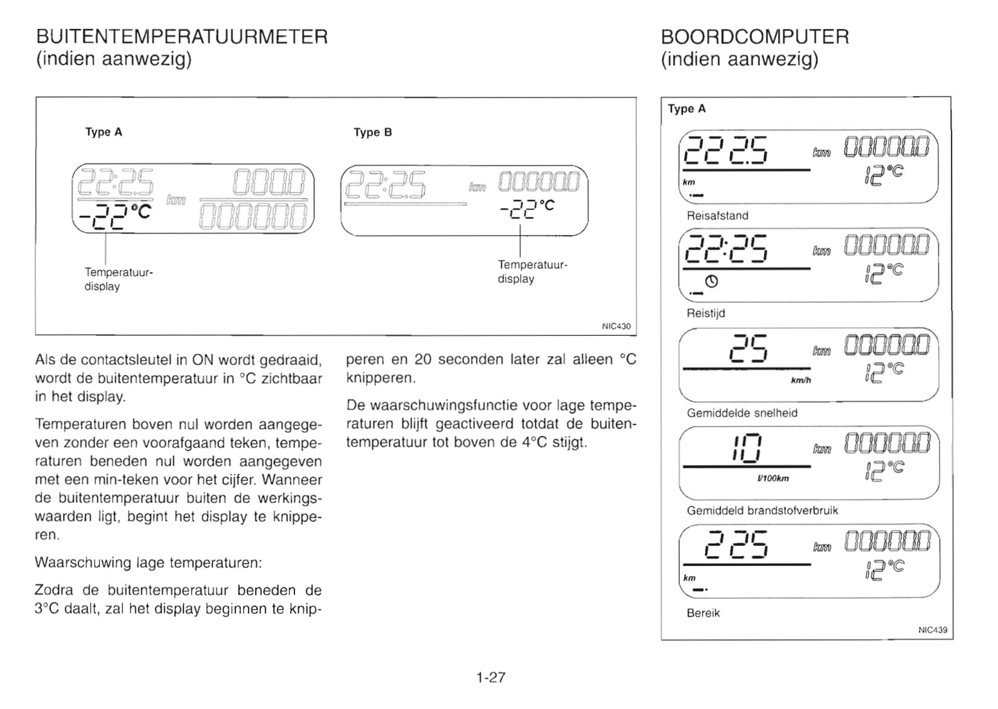 2001-2002 Nissan Primera Owner's Manual | Dutch