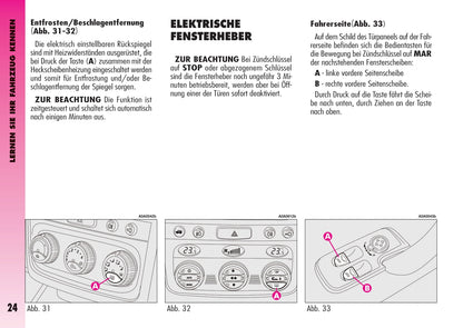 2007-2011 Alfa Romeo GT Bedienungsanleitung | Deutsch