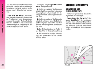 2007-2011 Alfa Romeo GT Bedienungsanleitung | Deutsch