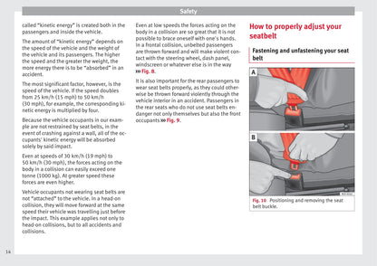 2014-2015 Seat Altea Owner's Manual | English