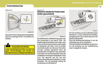 2006-2007 Hyundai Matrix Gebruikershandleiding | Nederlands