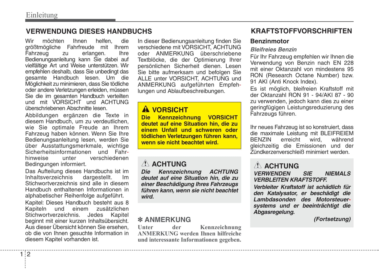 2011-2012 Kia Picanto Gebruikershandleiding | Duits