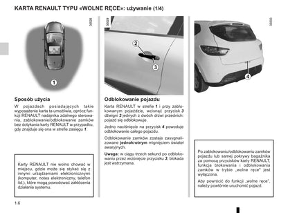 2015-2016 Renault Clio Owner's Manual | Polish