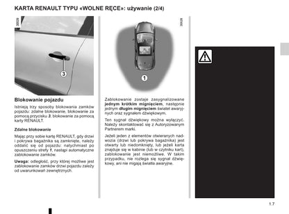 2015-2016 Renault Clio Owner's Manual | Polish