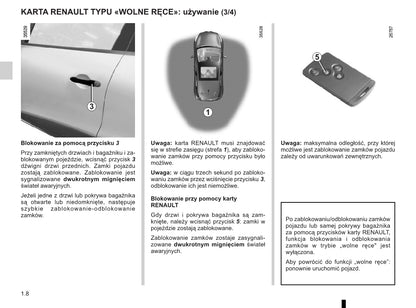 2015-2016 Renault Clio Owner's Manual | Polish