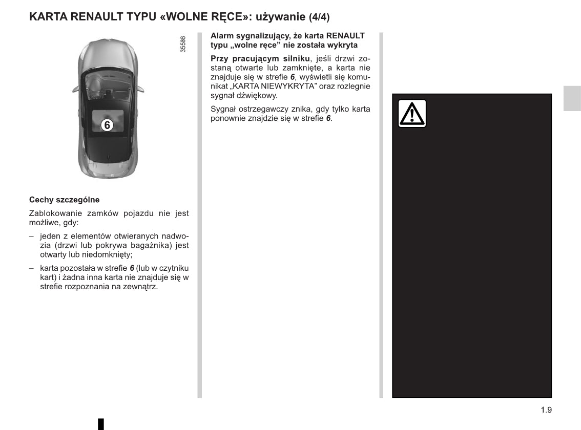 2015-2016 Renault Clio Owner's Manual | Polish