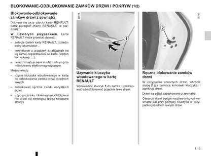 2015-2016 Renault Clio Owner's Manual | Polish