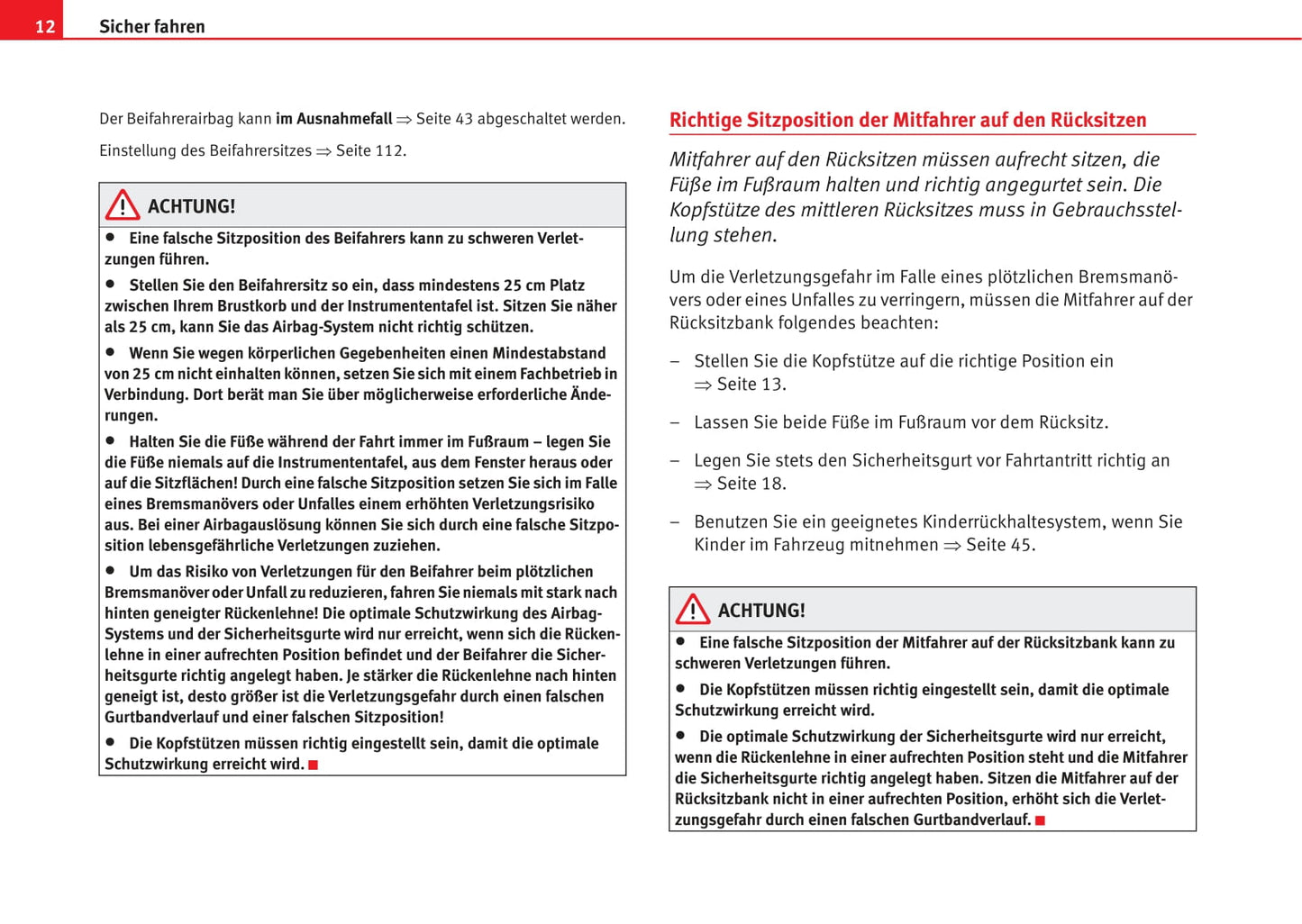 2006-2007 Seat Ibiza Owner's Manual | German