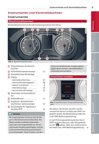 2013-2016 Audi A3 Cabriolet Owner's Manual | German